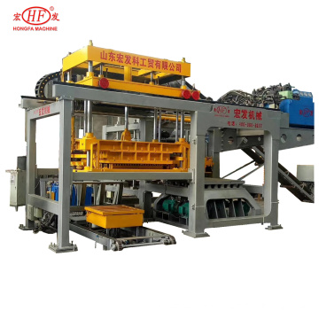 QT18-25 fully automatic  pallet free concrete Block Making Machine